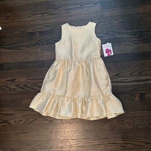 Girls gold dress